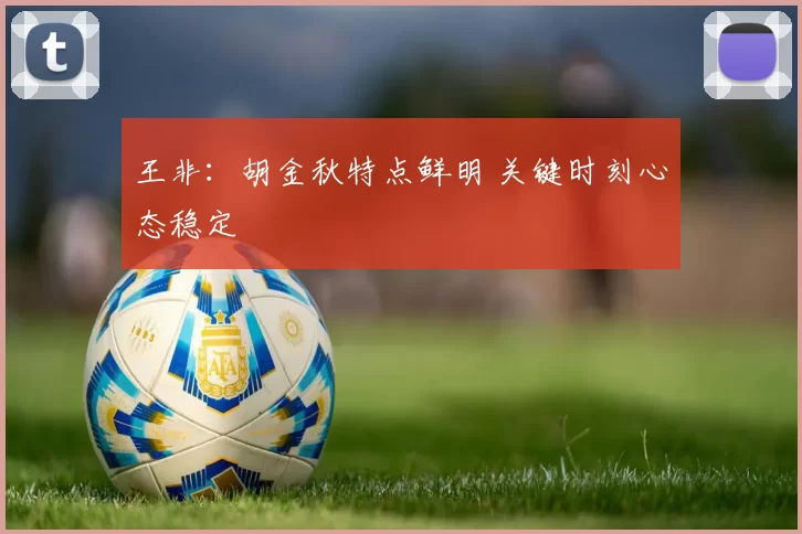 王非：胡金秋特点鲜明 关键时刻心态稳定